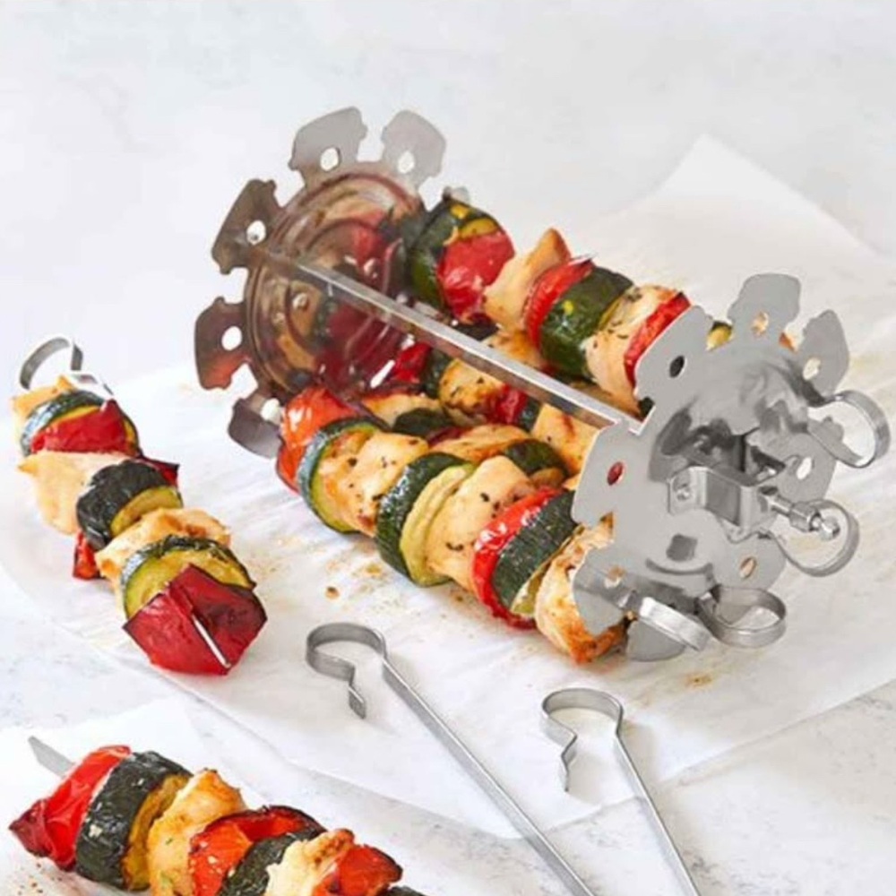 Pampered Chef Stainless Steel Skewer Set for Grilling